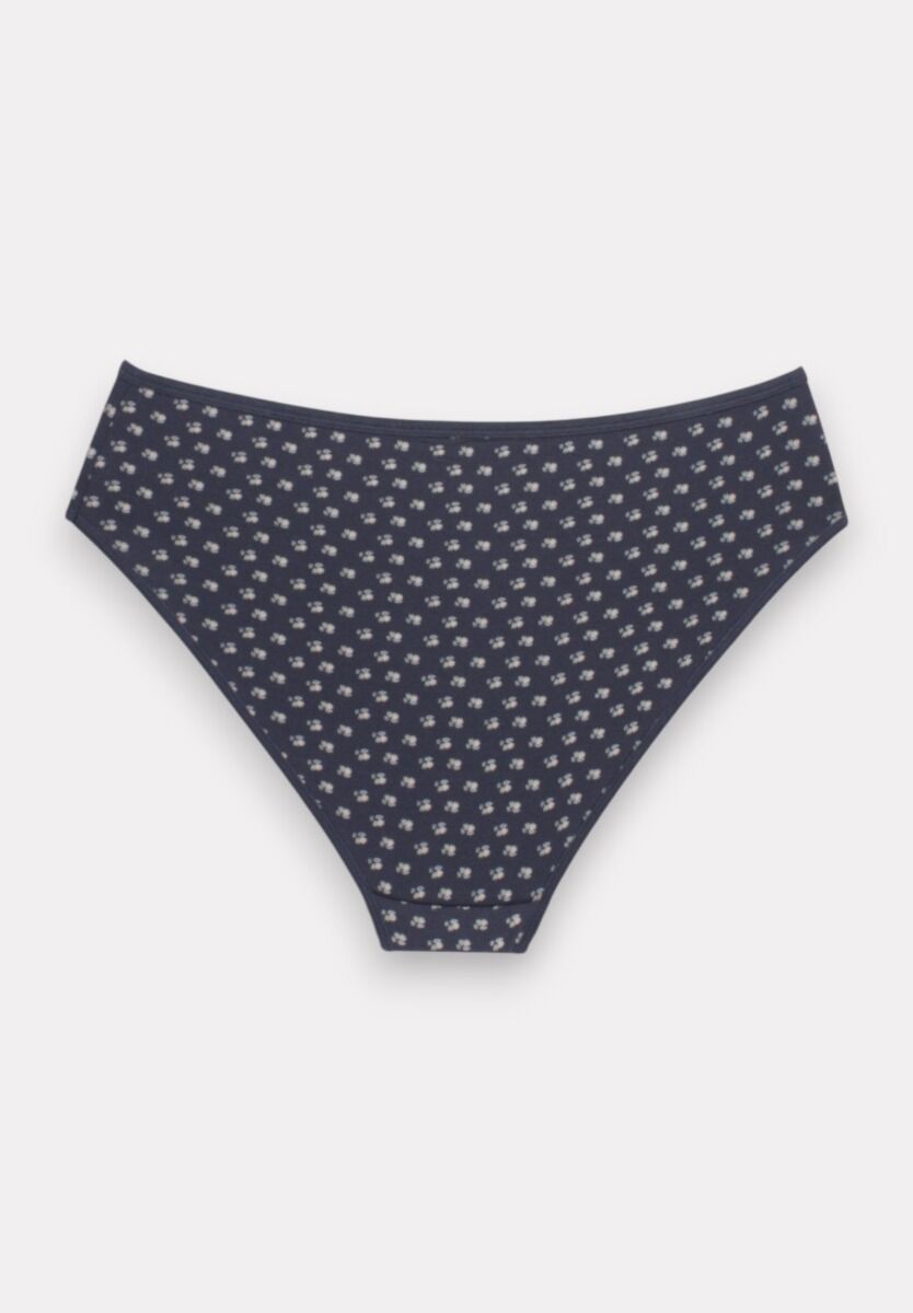 Σλιπ Bikini βαμβακερά ψηλόμεσα Happy Day Berrak 3 Τεμ.