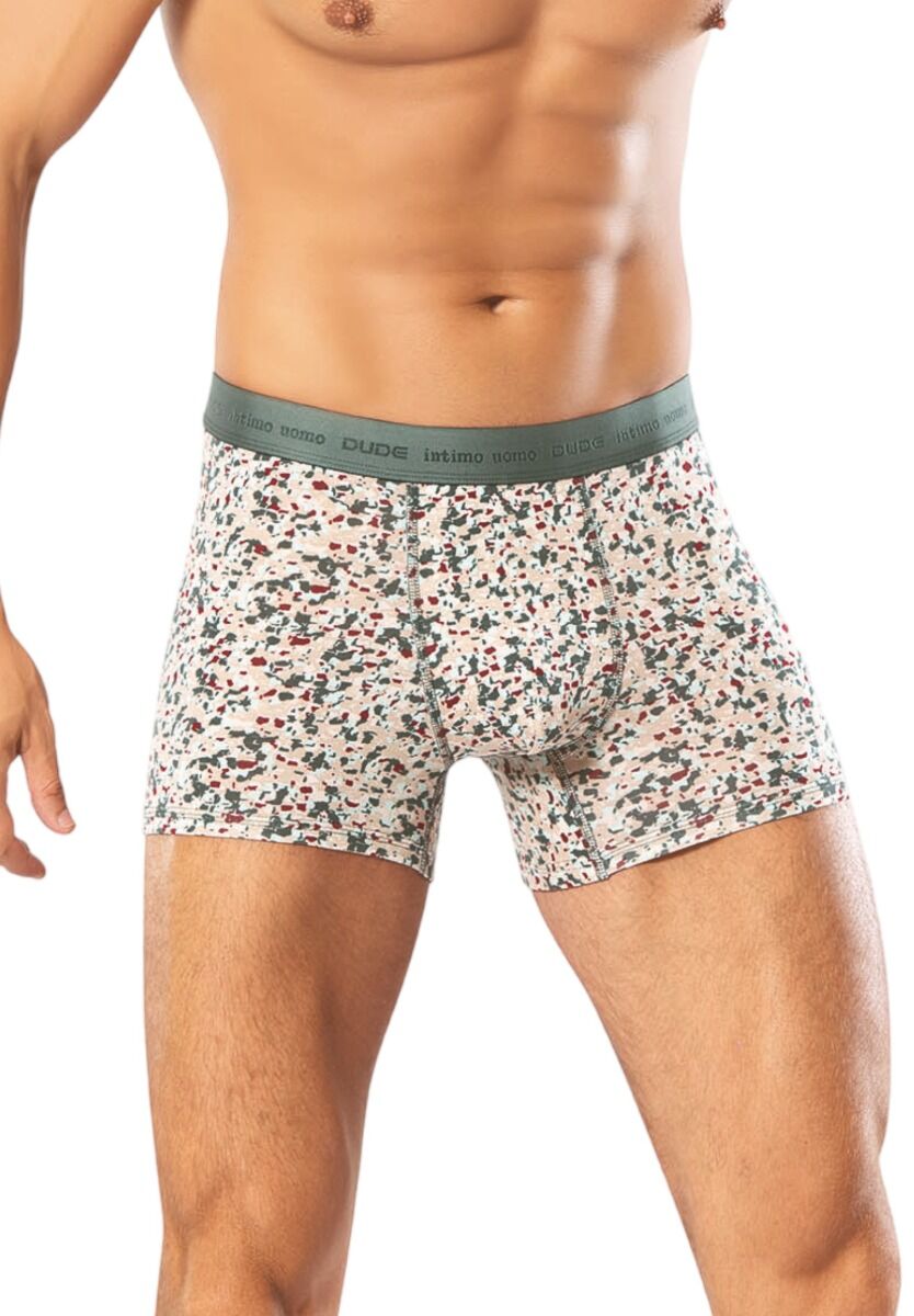 Boxer ανδρικά βαμβακερά 4DUDE Camo σε οικονομική συσκευασία 2 τεμαχίων 
