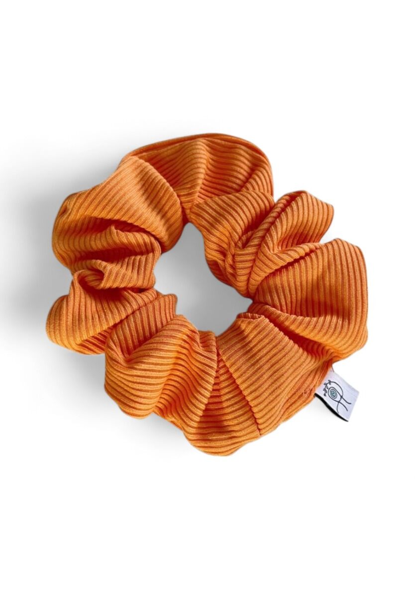 Rib Scrunchie Orange