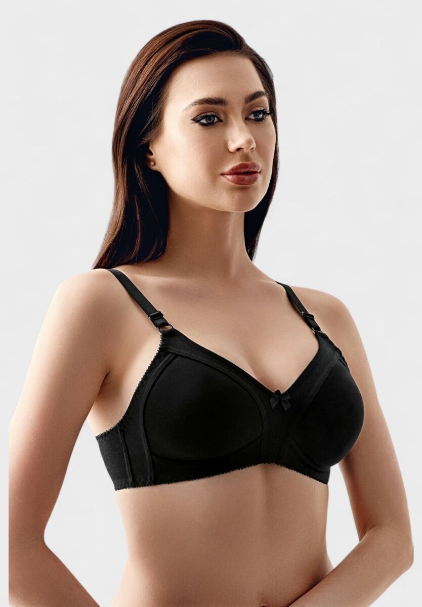 Σουτιέν χωρίς μπανέλα και ενίσχυση New Bra Lingerie Μαύρο