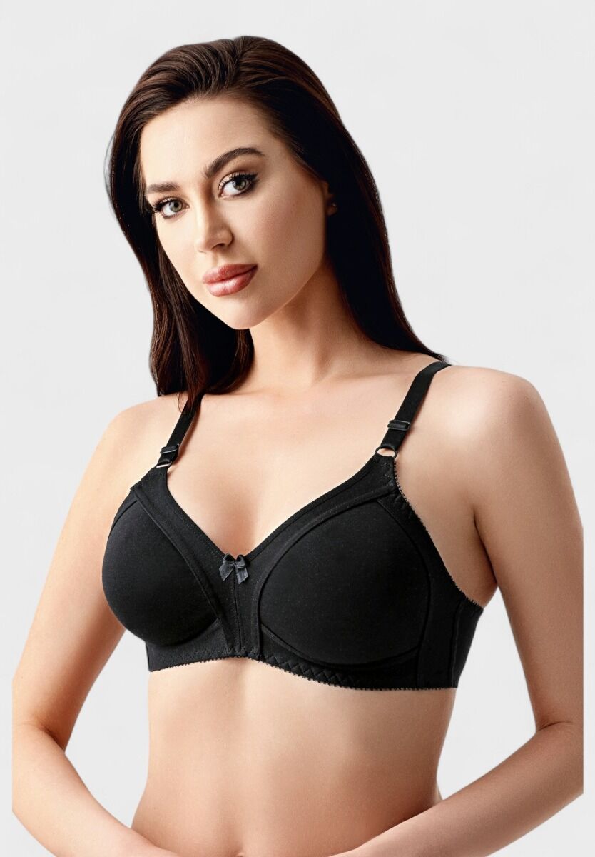 Σουτιέν χωρίς μπανέλα και ενίσχυση New Bra Lingerie Μαύρο