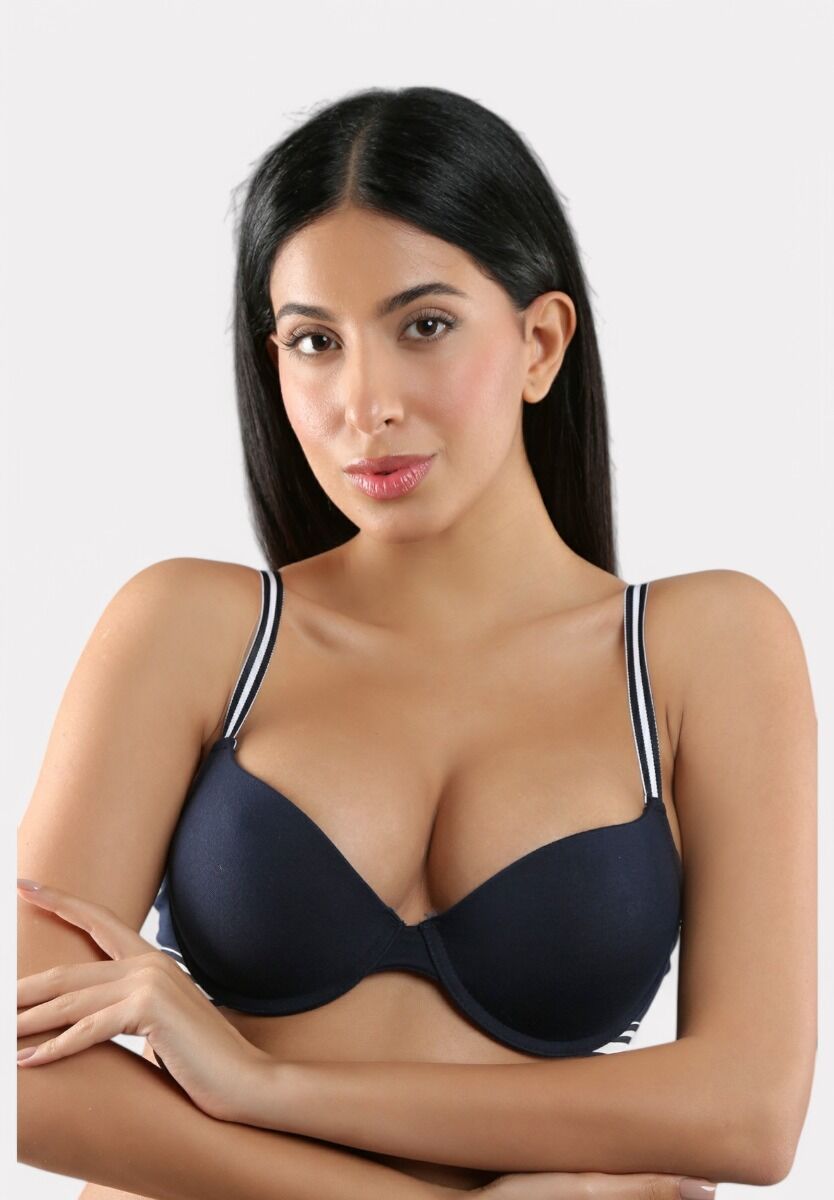 Σουτιέν New Bra – 100% Βαμβακερό με Ελαφριά Ενίσχυση Μπλέ