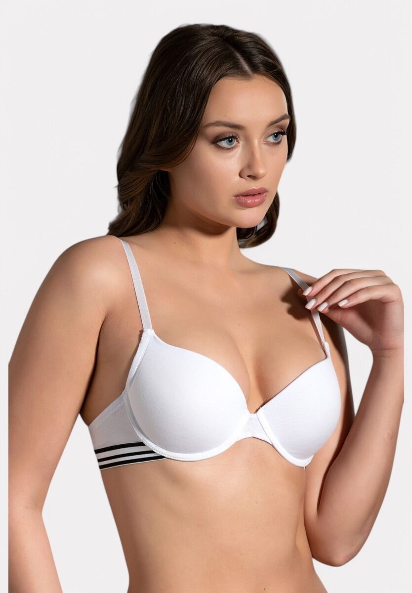 Σουτιέν New Bra – 100% Βαμβακερό με Ελαφριά Ενίσχυση Λευκό