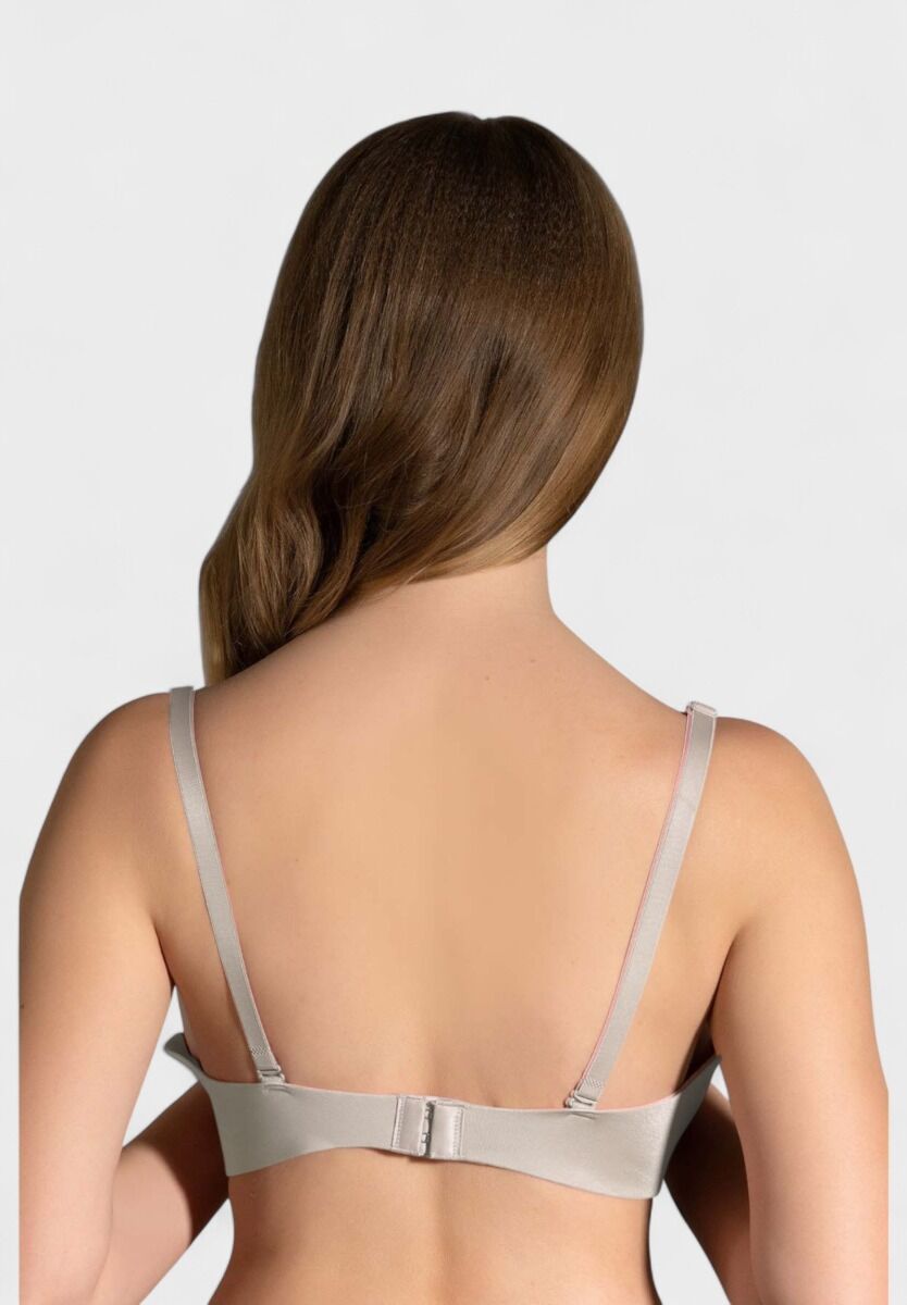 Γυναικείο push-up σουτιέν New Bra εκρού με αποσπώμενες τιράντες – B cup
