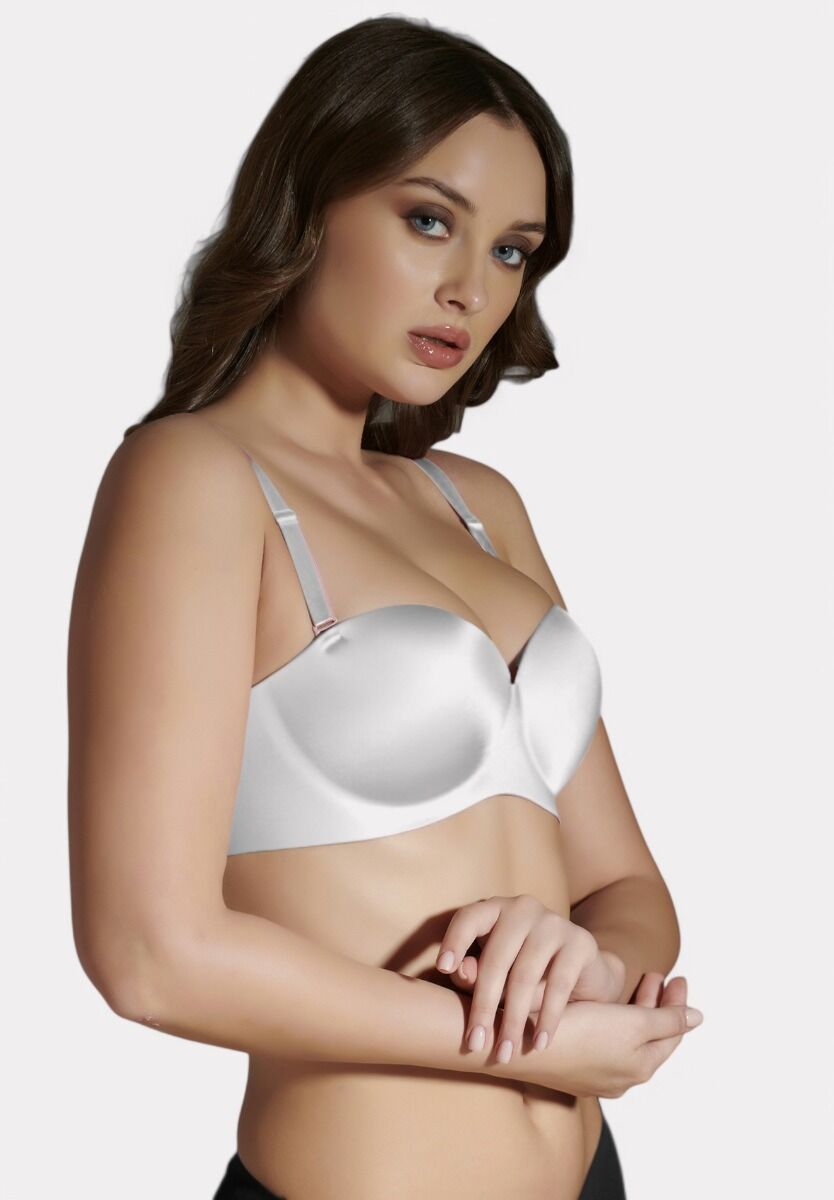Strapless Laser-Cut Σουτιέν B Cup New Bra Lingerie Εκρου