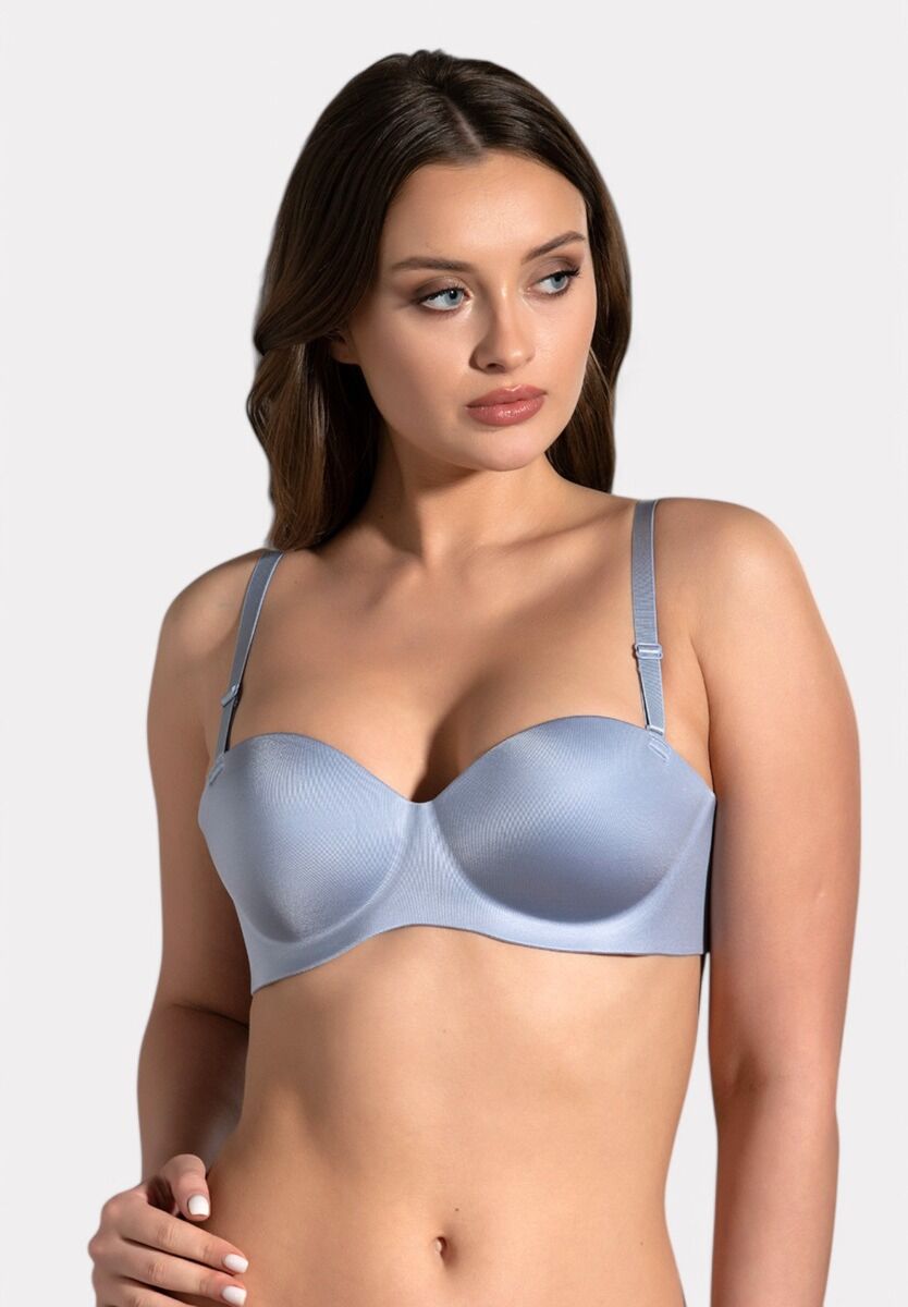 Strapless Laser-Cut Σουτιέν B Cup New Bra Lingerie Σιελ