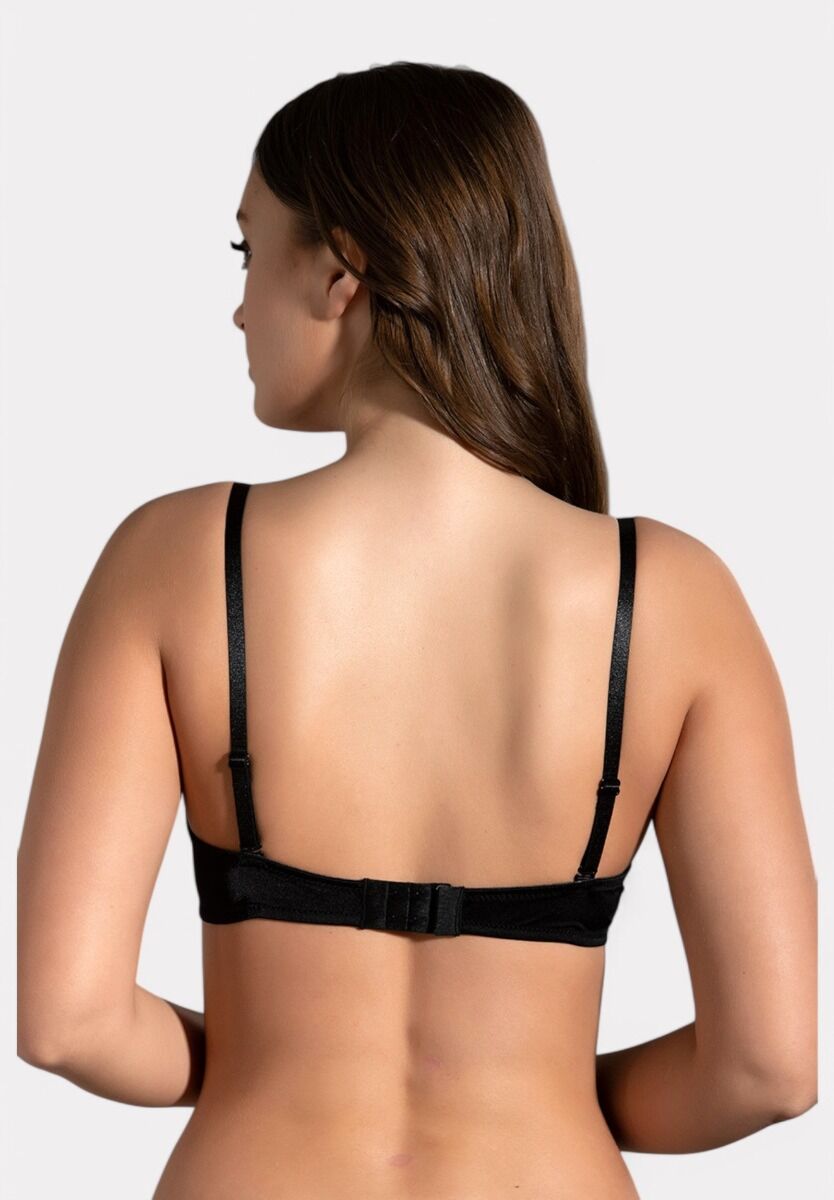 New Bra B Cup Double Push-Up – Με Αποσπώμενες Τιράντες Μαύρο