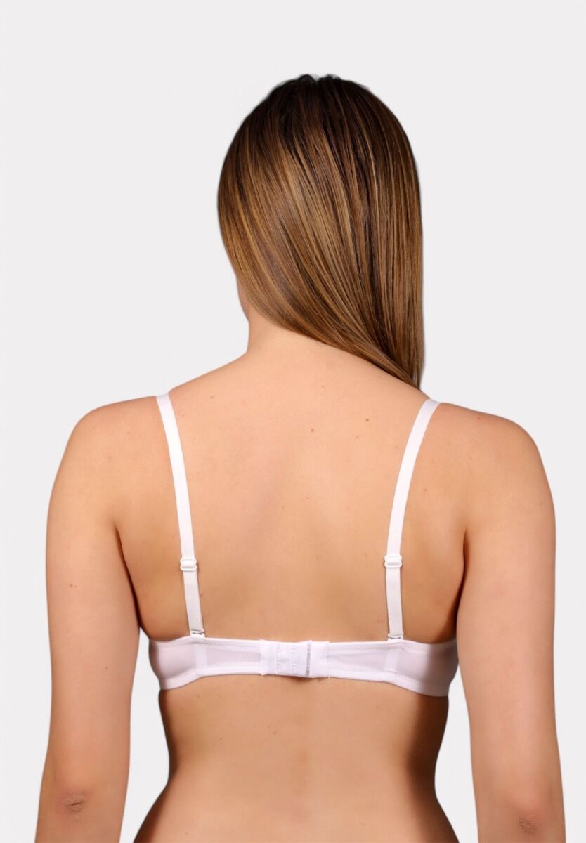 New Bra B Cup Double Push-Up – Με Αποσπώμενες Τιράντες Λευκό