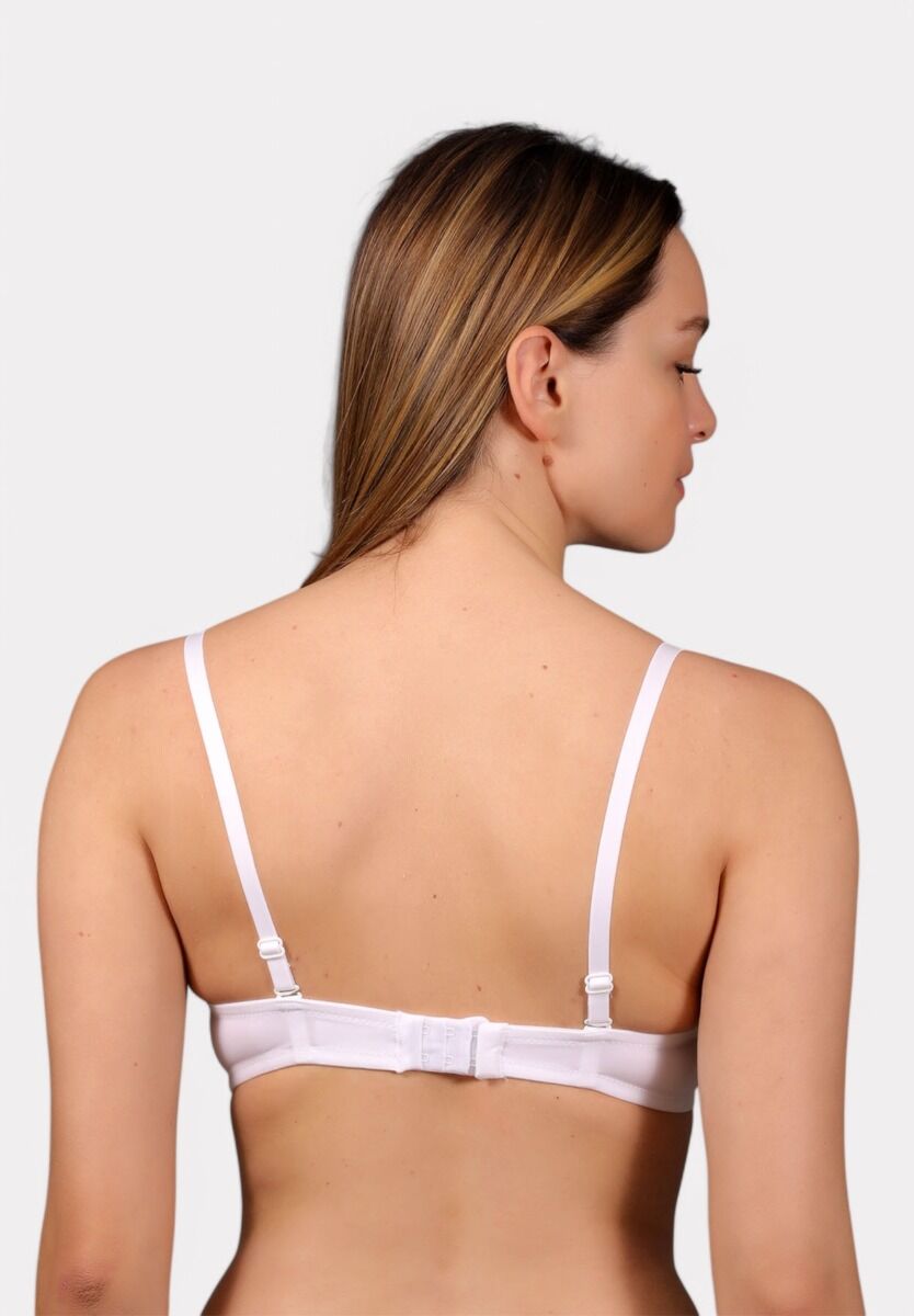 Strapless Σουτιέν New Bra Double Push-Up B Cup Λευκό – Απόλυτο Κράτημα & Ανόρθωση