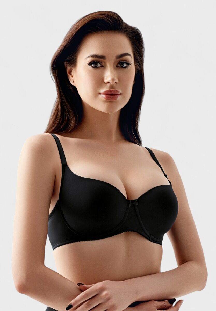 Γυναικείο σουτιέν Super Soft χωρίς ενίσχυση σε μαύρο χρώμα

