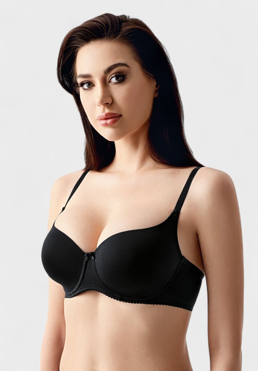 Γυναικείο σουτιέν Super Soft χωρίς ενίσχυση σε μαύρο χρώμα

