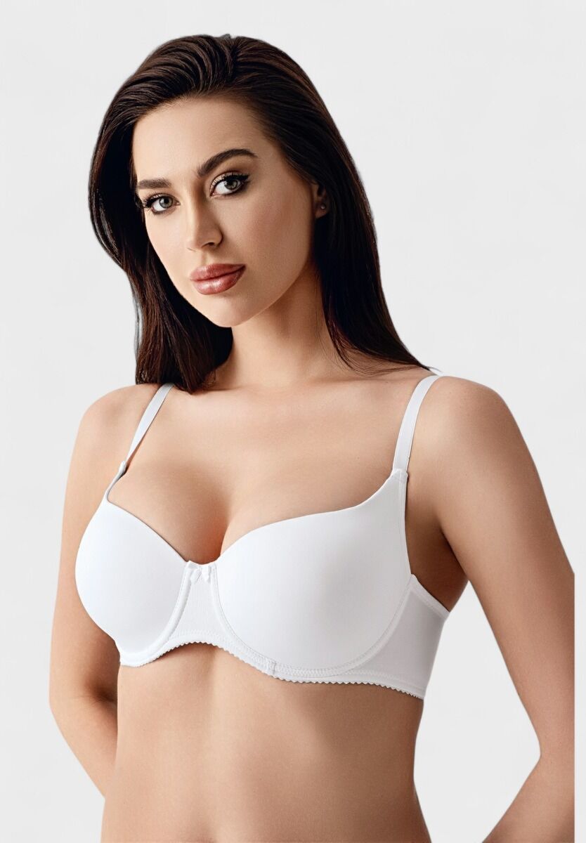 Λευκό σουτιέν Super Soft χωρίς ενίσχυση με μαλακά cups

