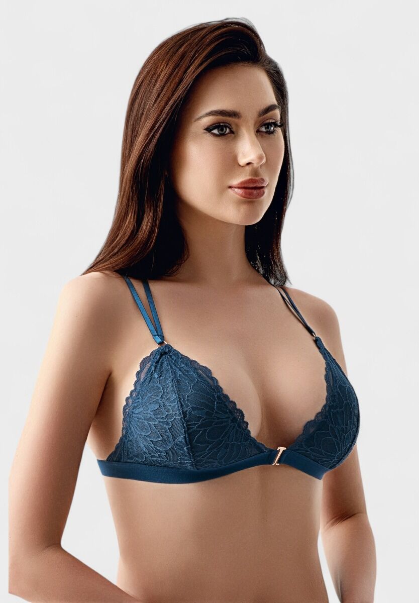 Δαντελένιο Σουτιέν Brallet B Cup New Bra Πετρόλ