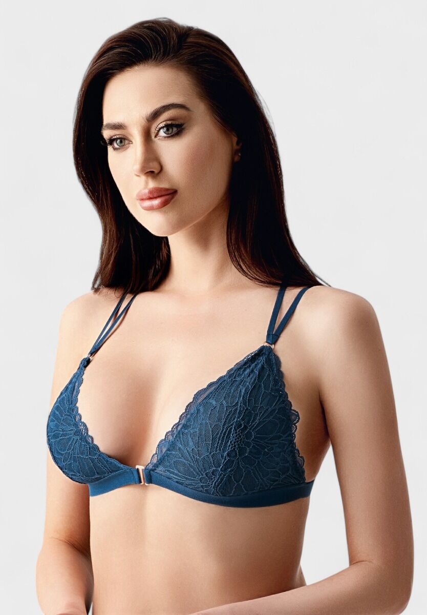 Δαντελένιο Σουτιέν Brallet B Cup New Bra Πετρόλ