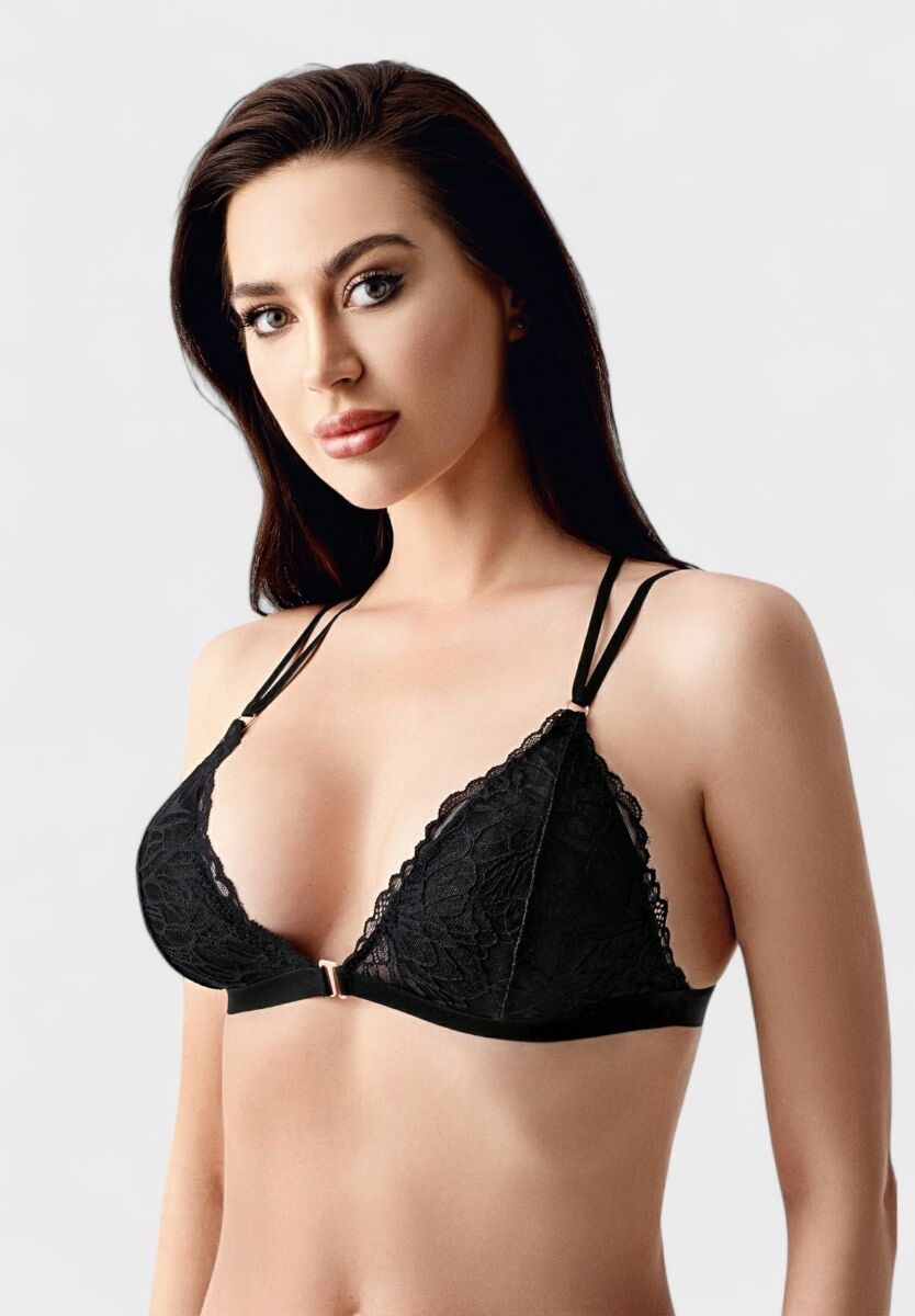 Δαντελένιο Σουτιέν Brallet B Cup New Bra Μαύρο