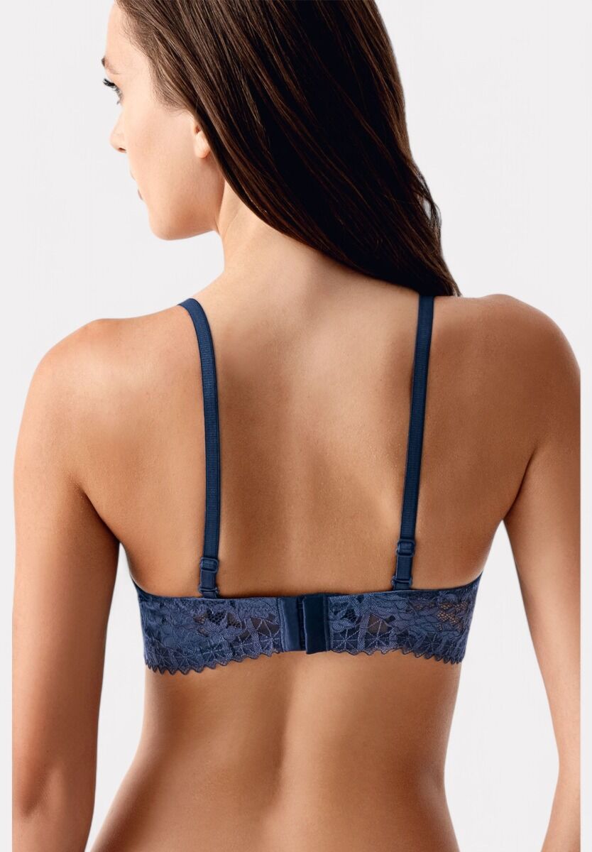 New Bra Strapless Σουτιέν με Δαντέλα & Ελαφριά Ενίσχυση Marin- B Cup
