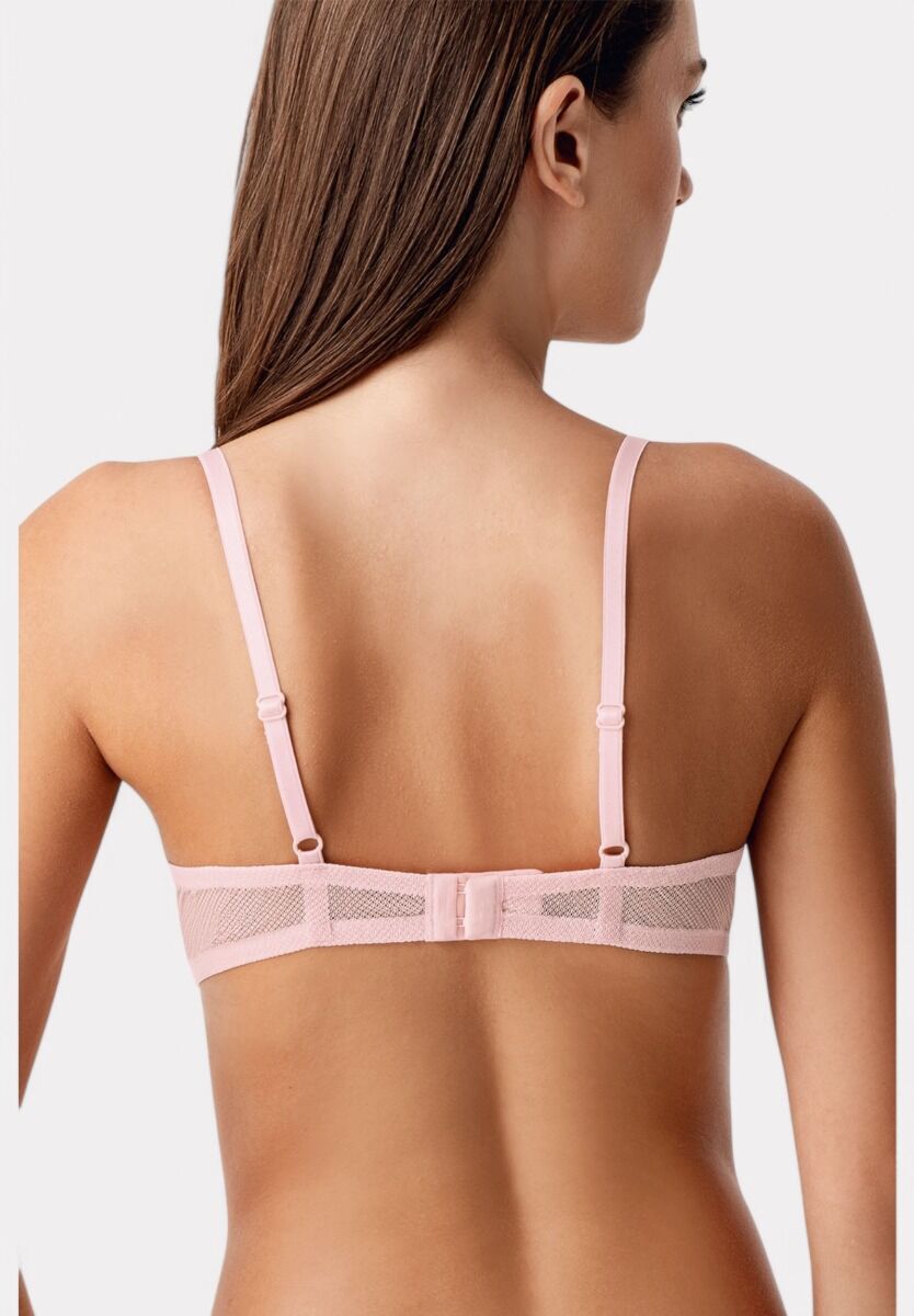 Αισθησιακό Δαντελένιο Σουτιέν New Bra Pudra