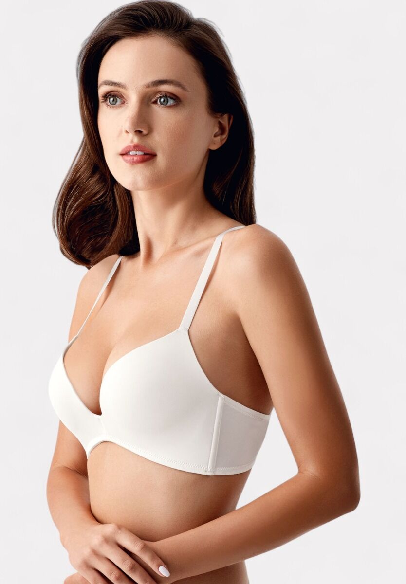 New Bra Push-Up λευκό – κομψό και άνετο σχέδιο για καθημερινή χρήση

