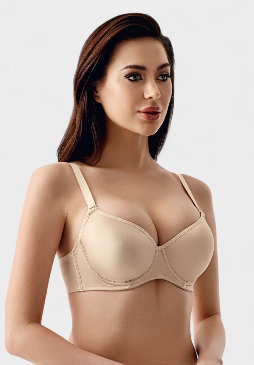 New Bra Μπεζ Κομψό Σουτιέν Χωρίς Ενίσχυση για B, C & D Cup | Elegant & Natural Fit