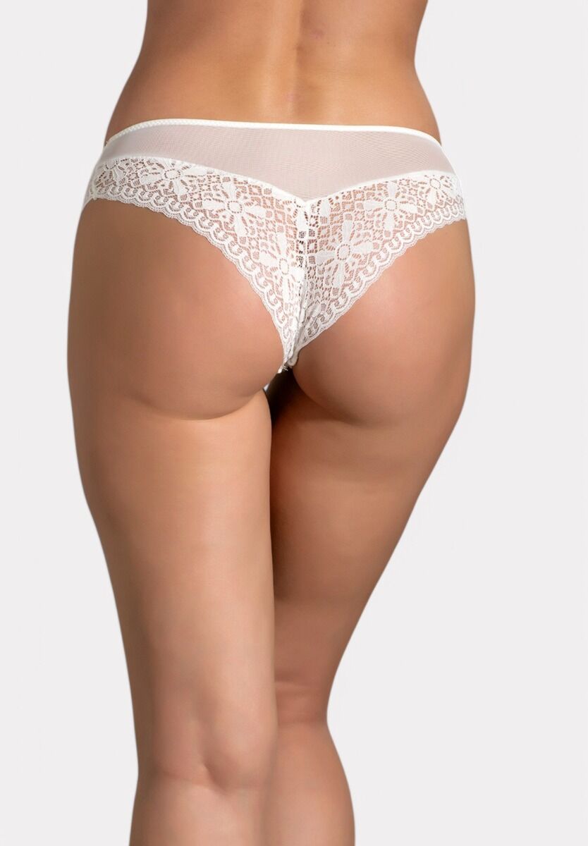 Γυναικείο Slip New Bra με Δαντέλα Εκρού