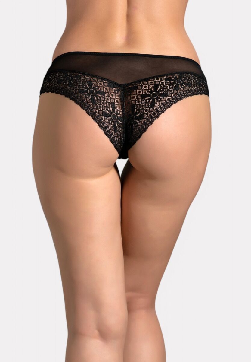 Γυναικείο Slip New Bra με Δαντέλα Μαύρο
