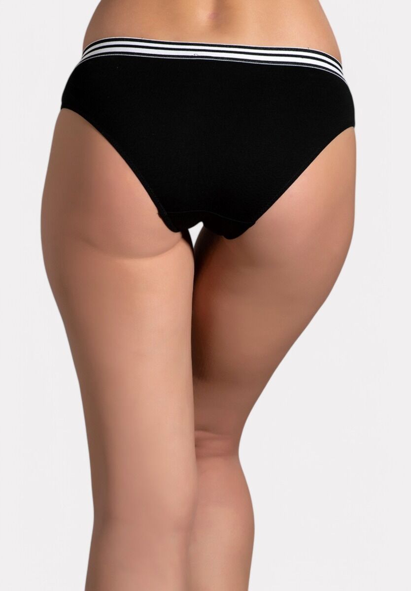 Βαμβακερό Γυναικείο Εσώρουχο  New Bra με Μαλακό Λάστιχο Μαύρο