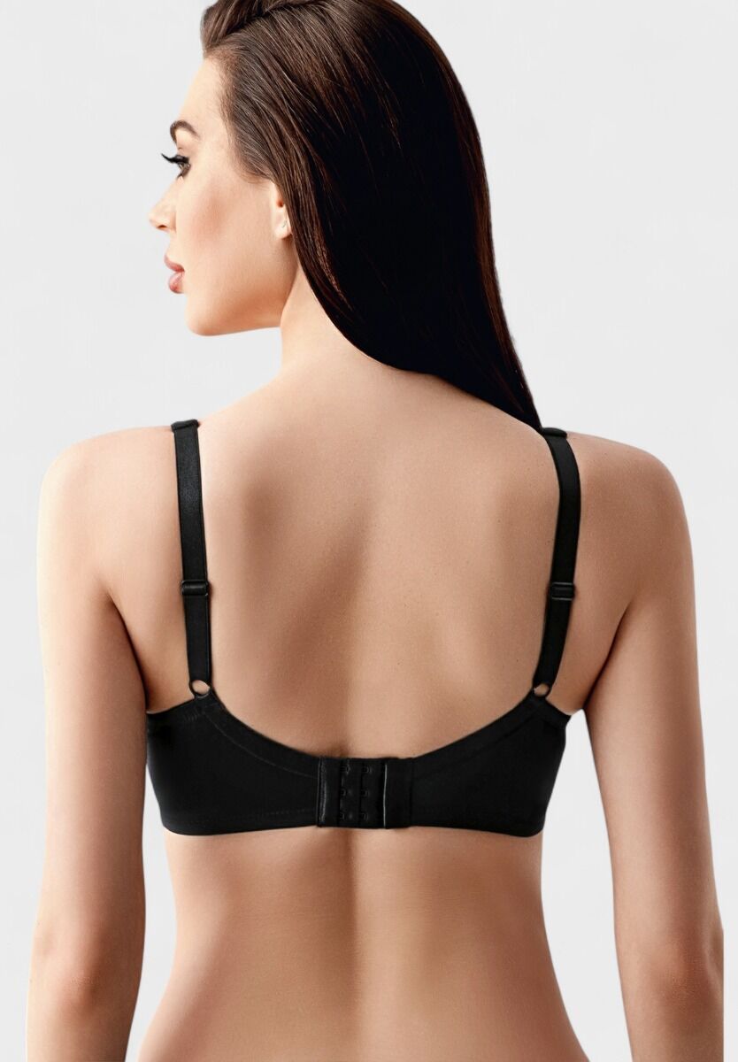 Σουτιέν χωρίς ενίσχυση με δαντέλα New Bra Lingerie σε μαύρο χρώμα

