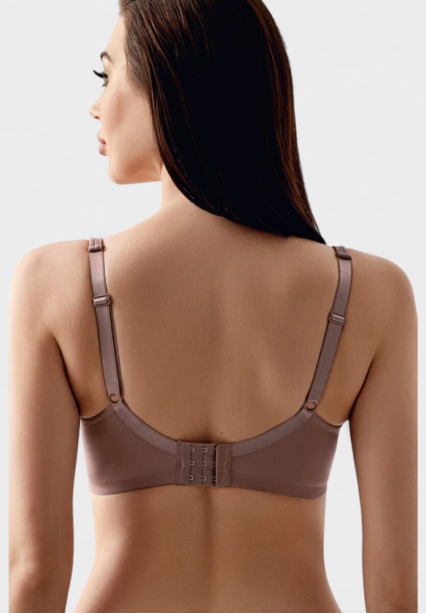 Σουτιέν χωρίς ενίσχυση με δαντέλα New Bra Lingerie σε cappucino χρώμα