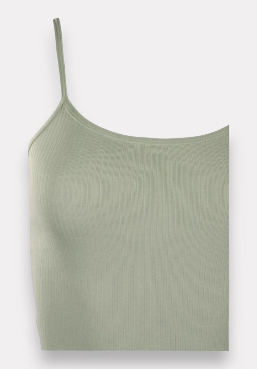 Φανελάκι γυναικείο βαμβακερό Soft Rib Kota Light Green
