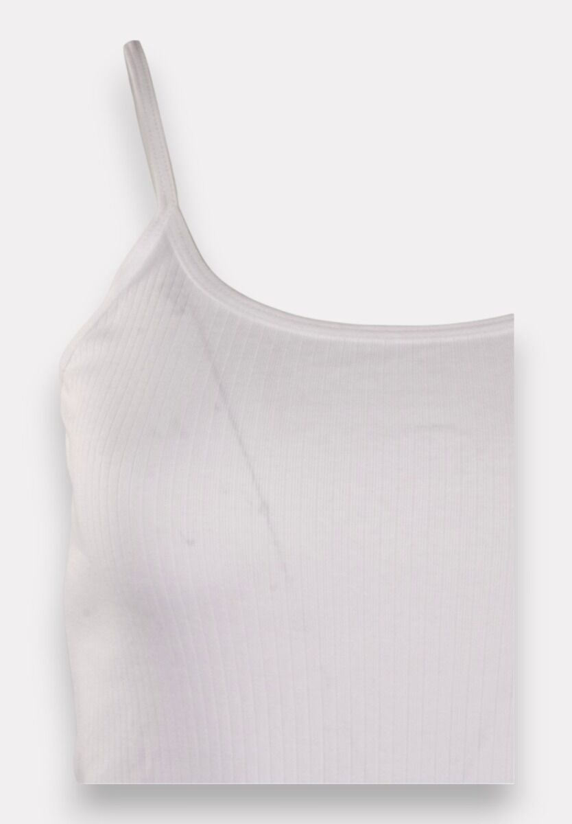 Φανελάκι γυναικείο βαμβακερό Soft Rib Kota White