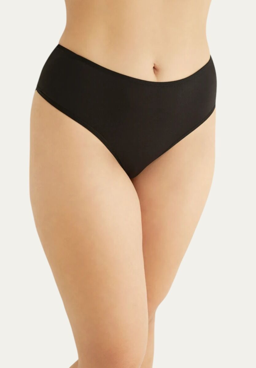 Brazil Slip με δαντέλα ψηλοκάβαλα Sexen Elsa Black 5 Tεμ.