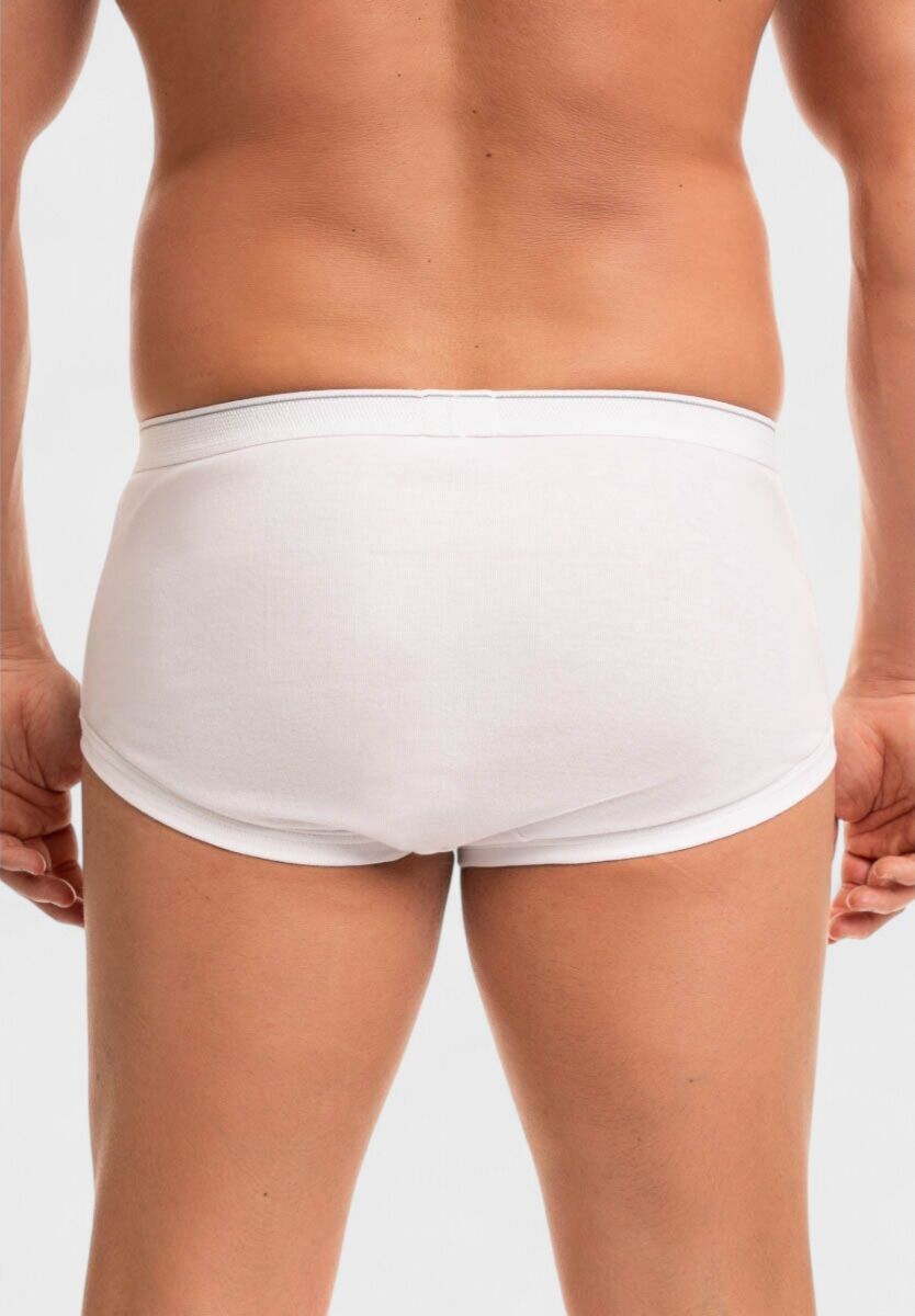 Ανδρικό σλιπ λευκό Bigsize Giorgio – 100% βαμβάκι, ελληνικό προϊόν, μεγέθη 4XL έως 6XL