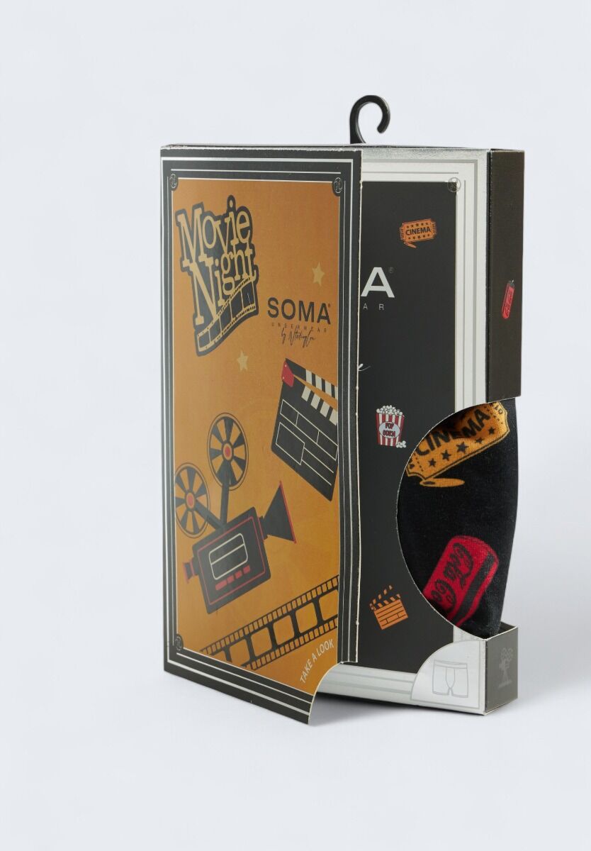 Συσκευασία boxer Soma Movie Night – θέμα κινηματογράφου

