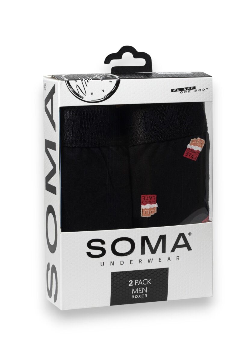 Boxer ανδρικό Chocolate Soma 2 Pack - Άνεση & Στυλ