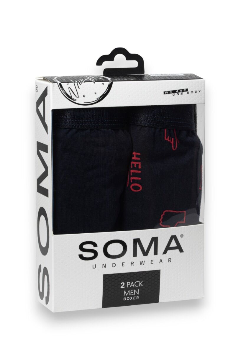 Boxer ανδρικό Hello Soma 2 Pack - Άνεση & Στυλ