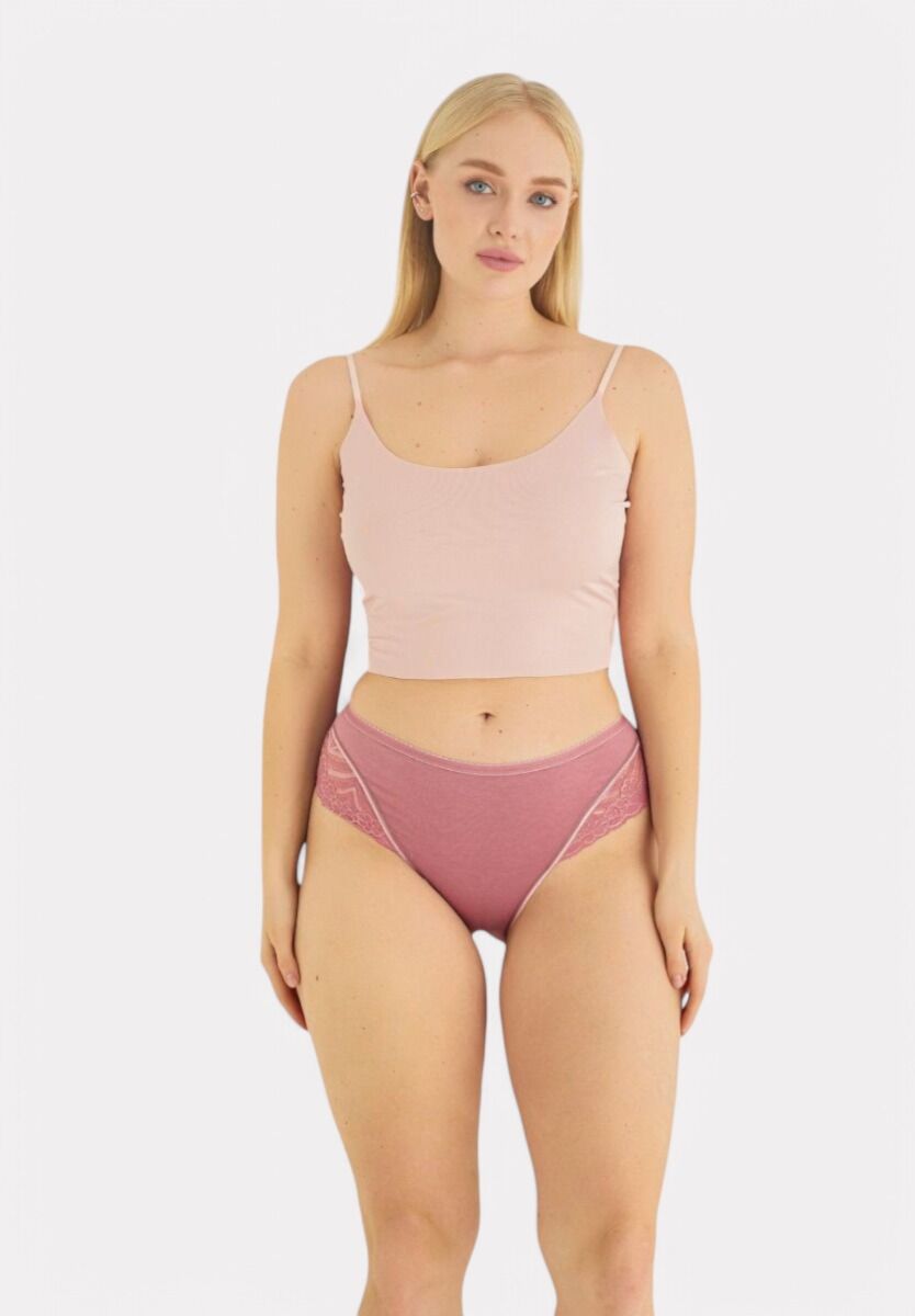 Σλιπ γυναικεία 2/4 ψηλοκάβαλα Sexen Lace Pastels 5 Tεμ.