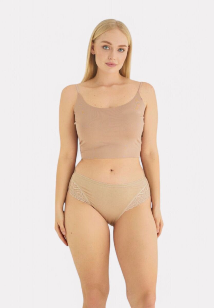 Σλιπ γυναικεία 2/4 ψηλοκάβαλα Sexen Lace Pastels 5 Tεμ.