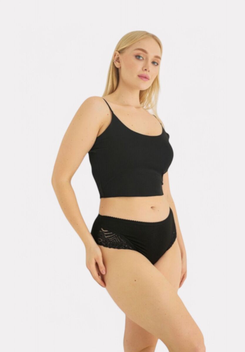 Σλιπ γυναικεία 2/4 ψηλοκάβαλα Sexen Lace Pastels 5 Tεμ.