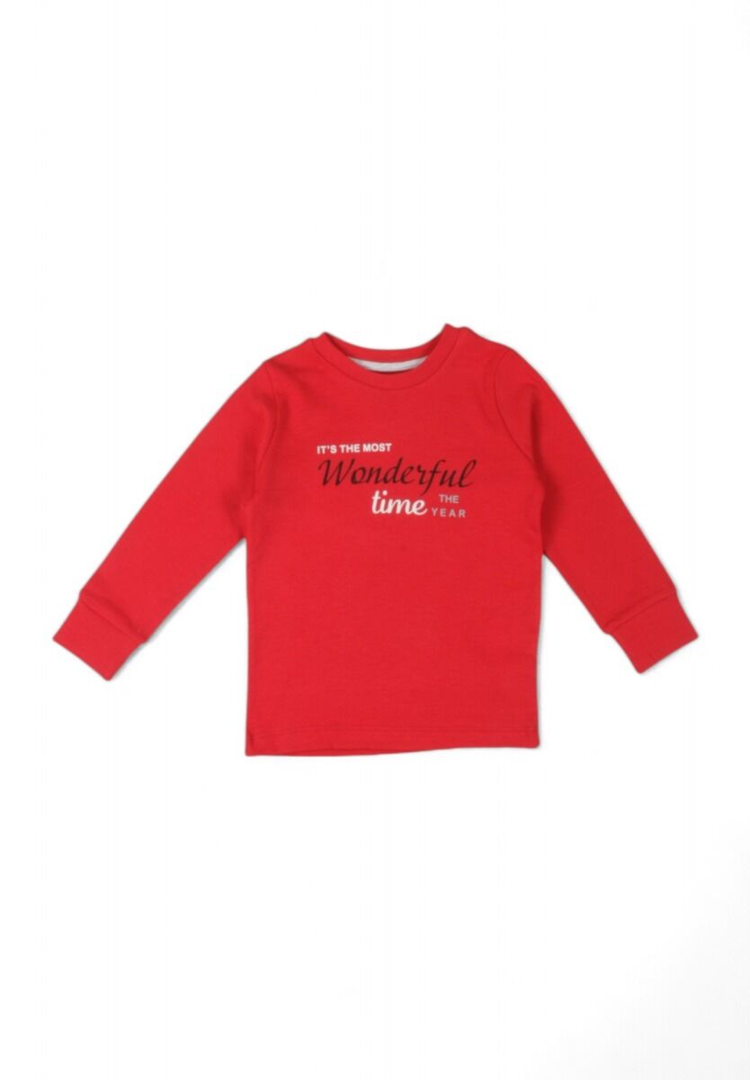 Πιτζάμα παιδική Biorganic Christmas Time Unisex
