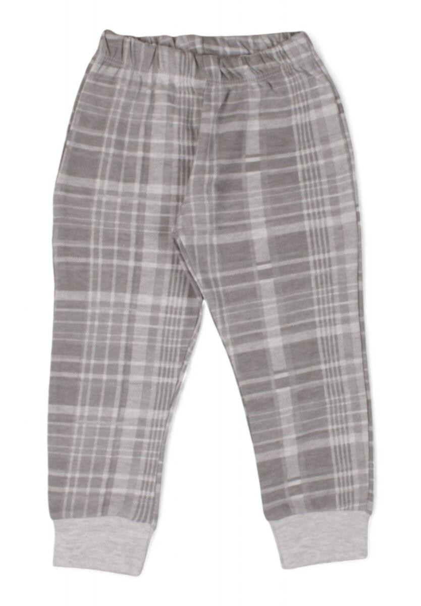 Πιτζάμα παιδική Biorganic καρό παντελόνι Comfort