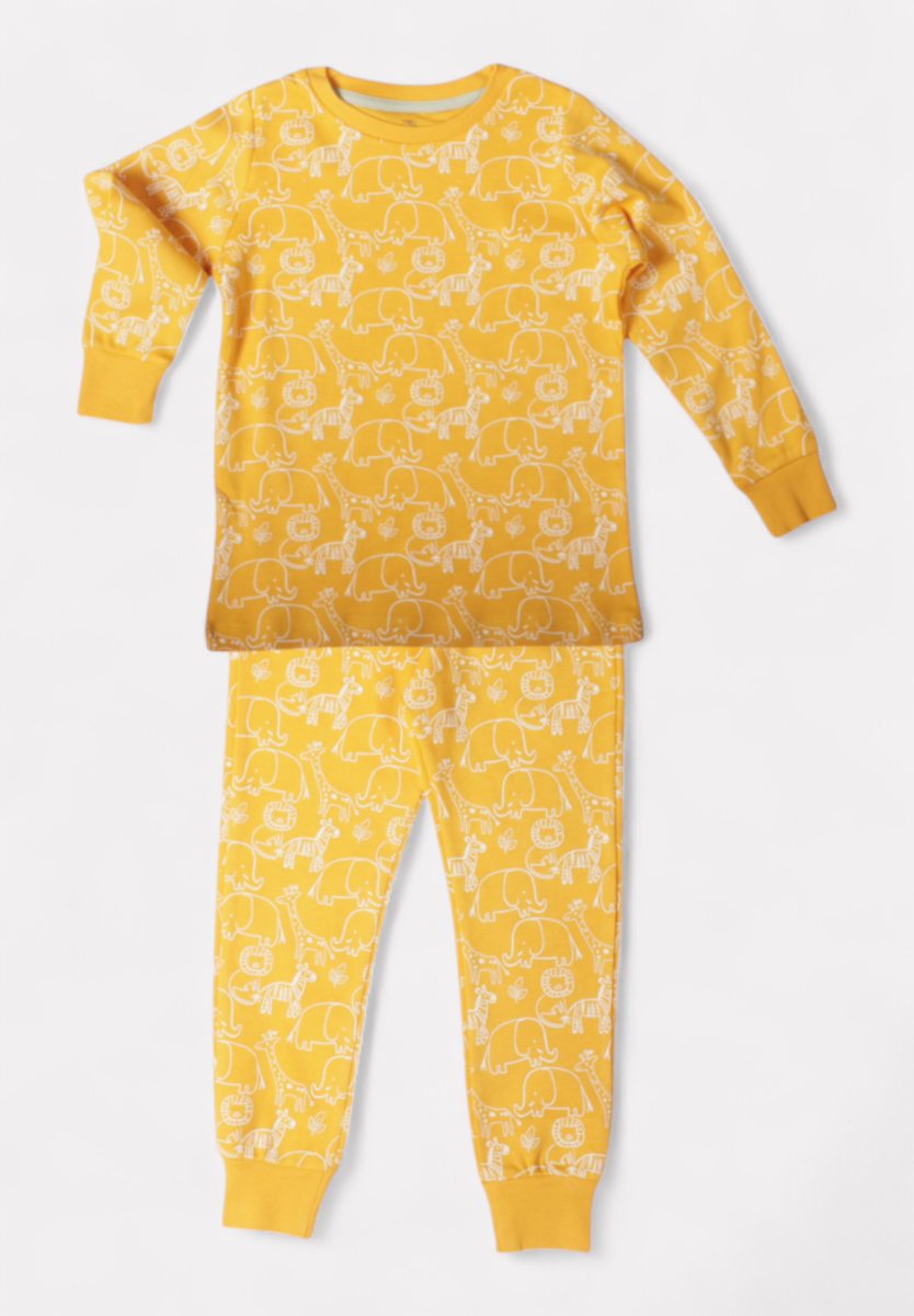 Πιτζάμα παιδική Unisex βαμβακερή Biorganic