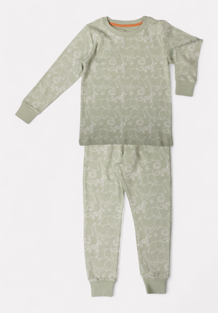 Πιτζάμα παιδική Unisex βαμβακερή Biorganic