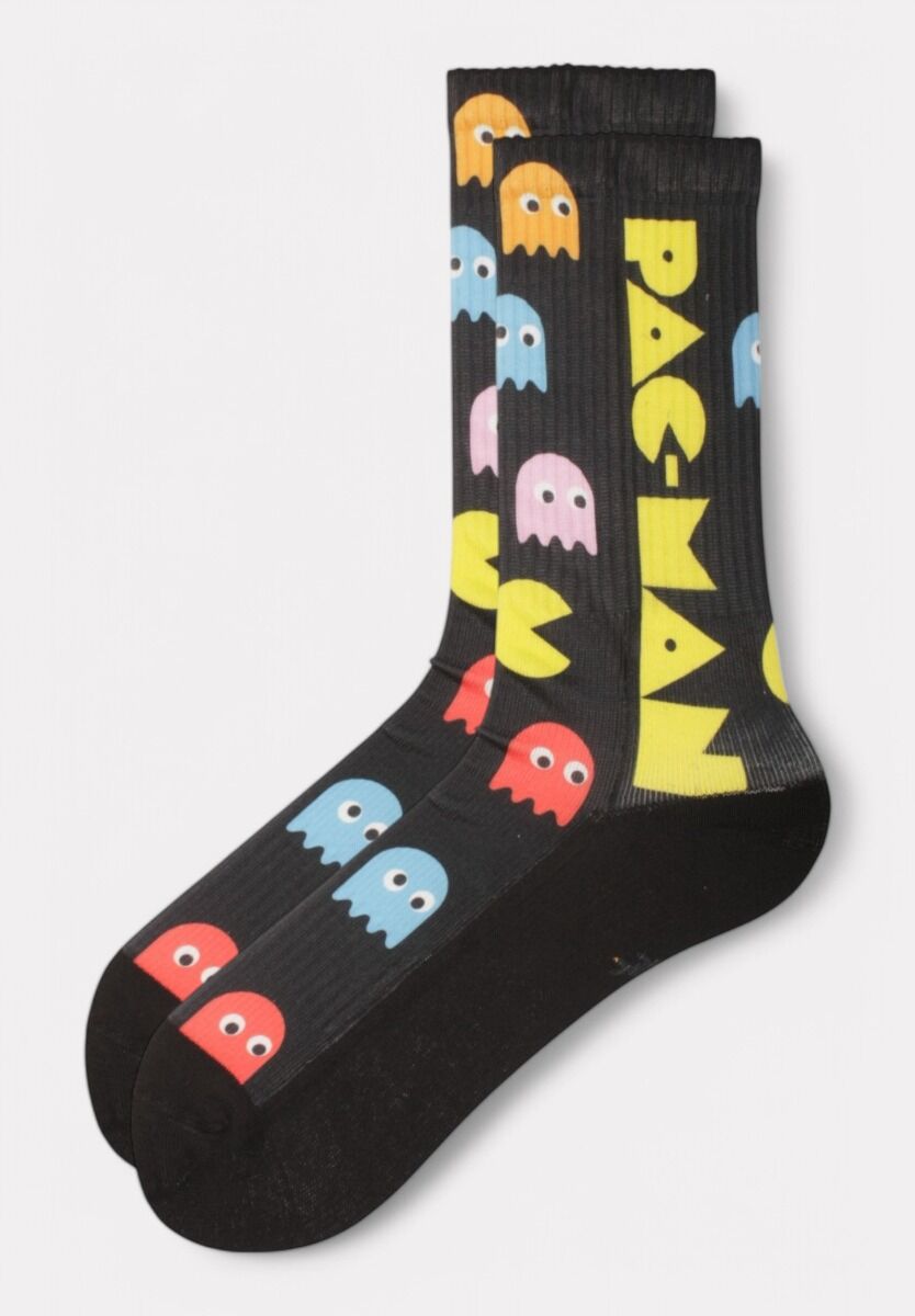 Κάλτσα #doyoudaresocks by Dimi Socks Digital Printed Casual PacMan