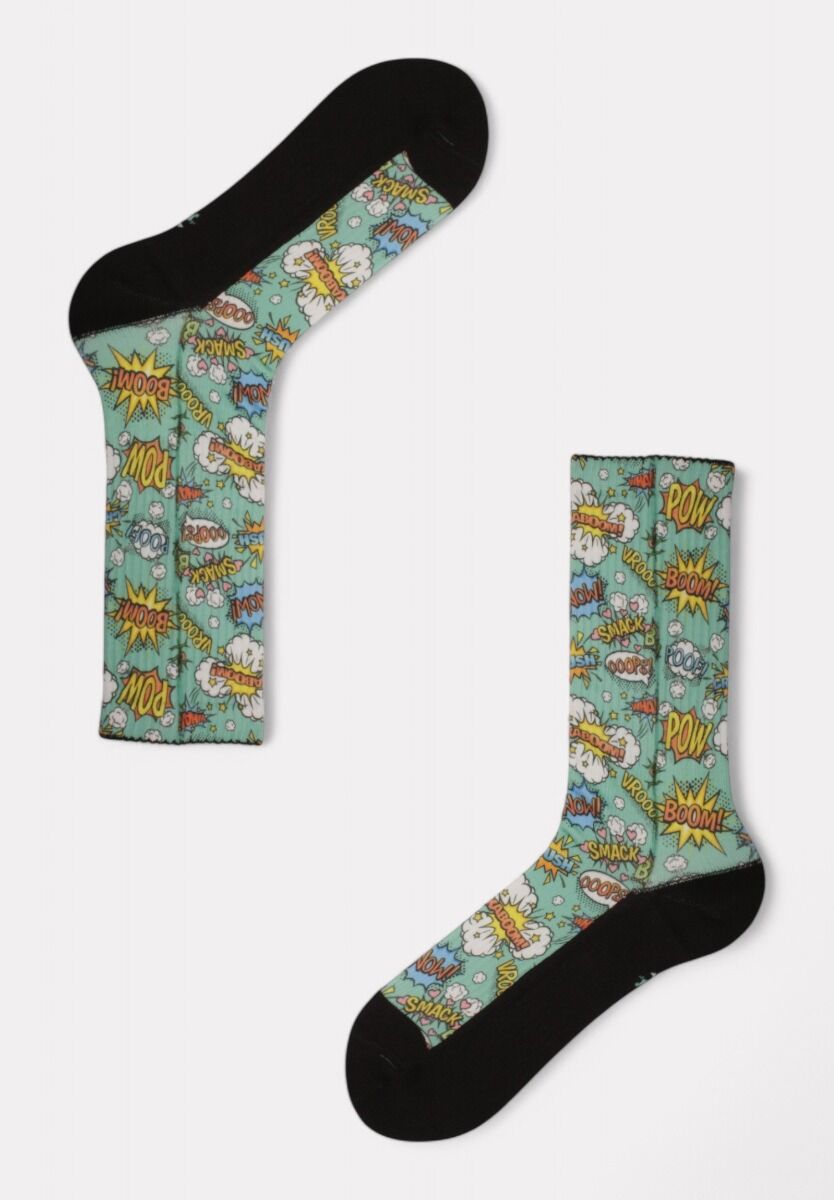 Κάλτσα #doyoudaresocks by Dimi Socks Digital Printed Casual Pop Art
