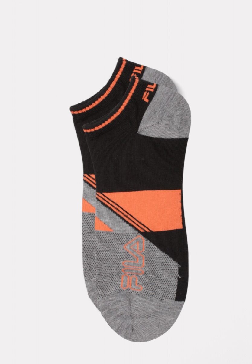 Fila Invisible Socks Socks Fashion Black 3 τεμάχια