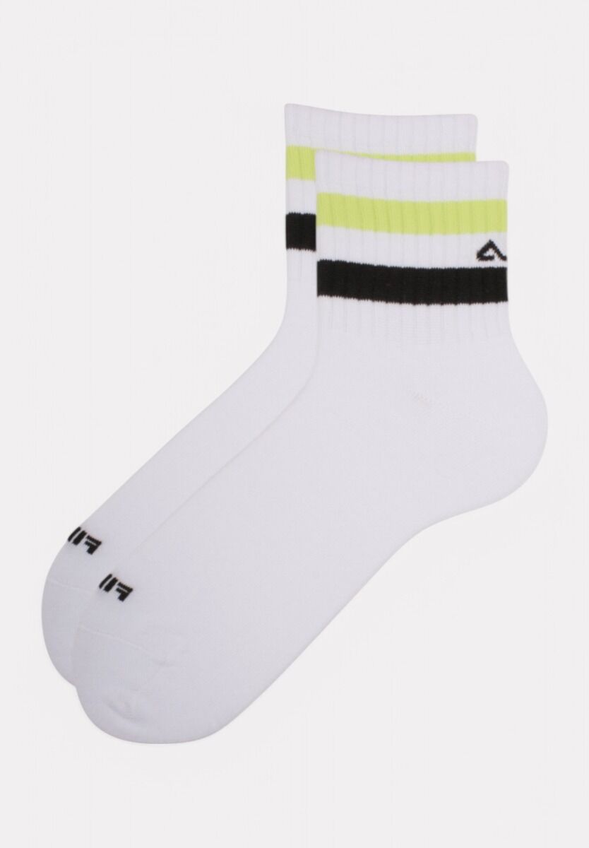  Fila Lifestyle Quarter Socks Fashion White 3 τεμάχια