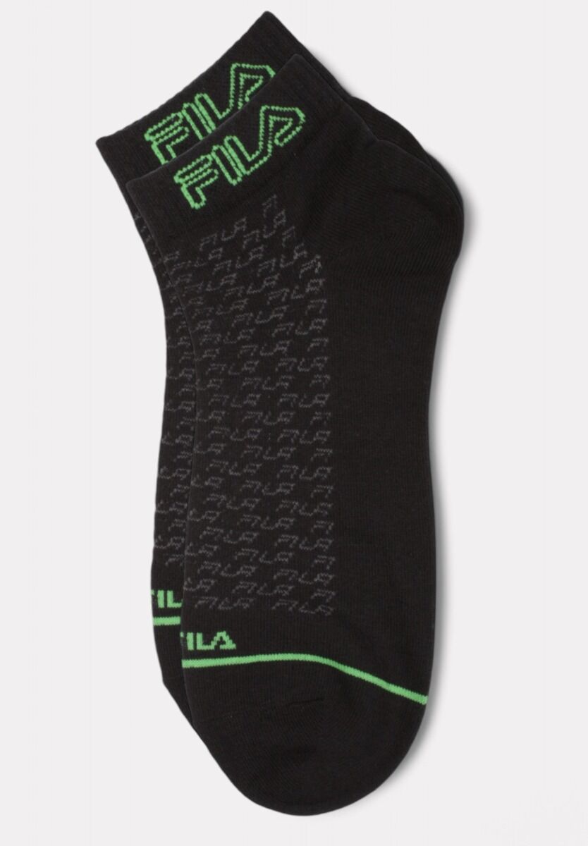  Fila Lifestyle Quarter Socks Fashion Black  3 τεμάχια