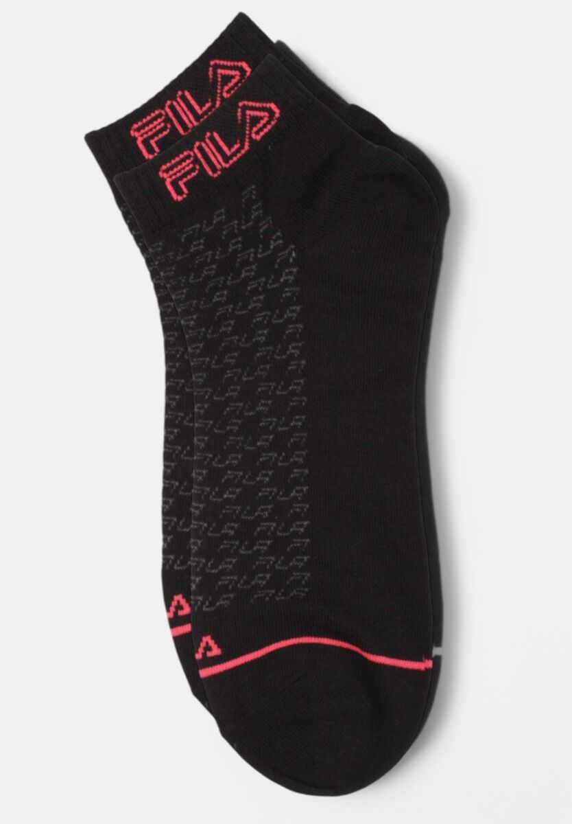  Fila Lifestyle Quarter Socks Fashion Black  3 τεμάχια