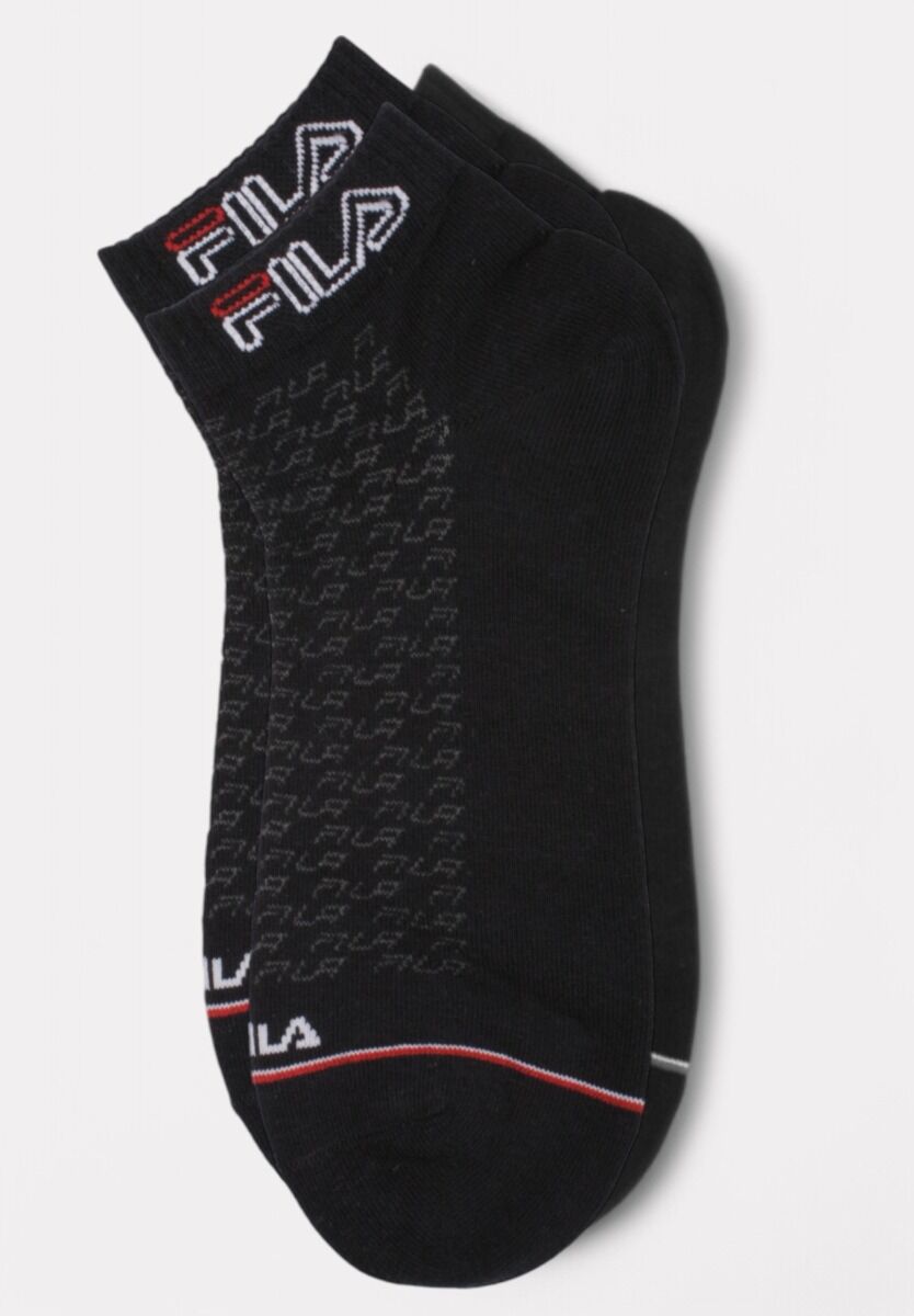  Fila Lifestyle Quarter Socks White/Grey/Navy 3 τεμάχια