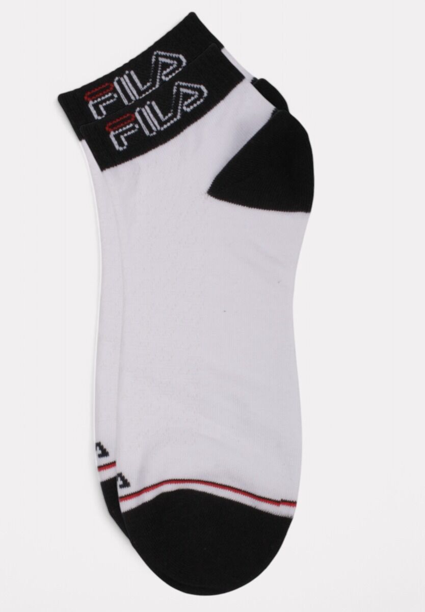  Fila Lifestyle Quarter Socks White/Grey/Navy 3 τεμάχια
